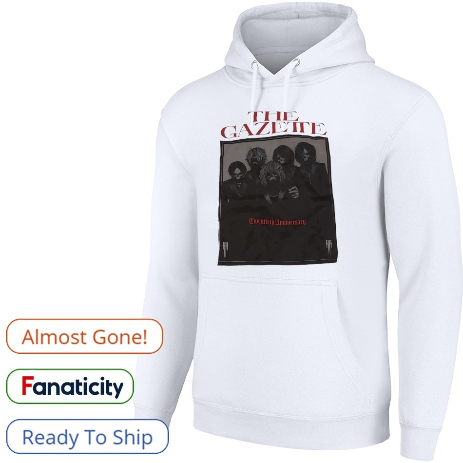 the GazettE 23rd ANNIVERSARY TOUR TEE 白T The Gazette Twentieth anniversary shirt, hoodie, sweater