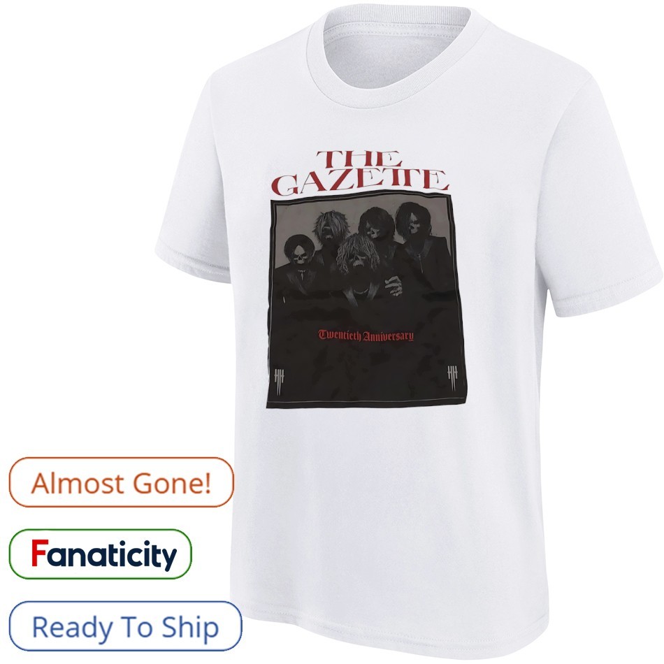 the GazettE 23rd ANNIVERSARY TOUR TEE 白T 23rd ANNIVERSARY TOUR TEE | RAD MARKET By BLACKMORAL