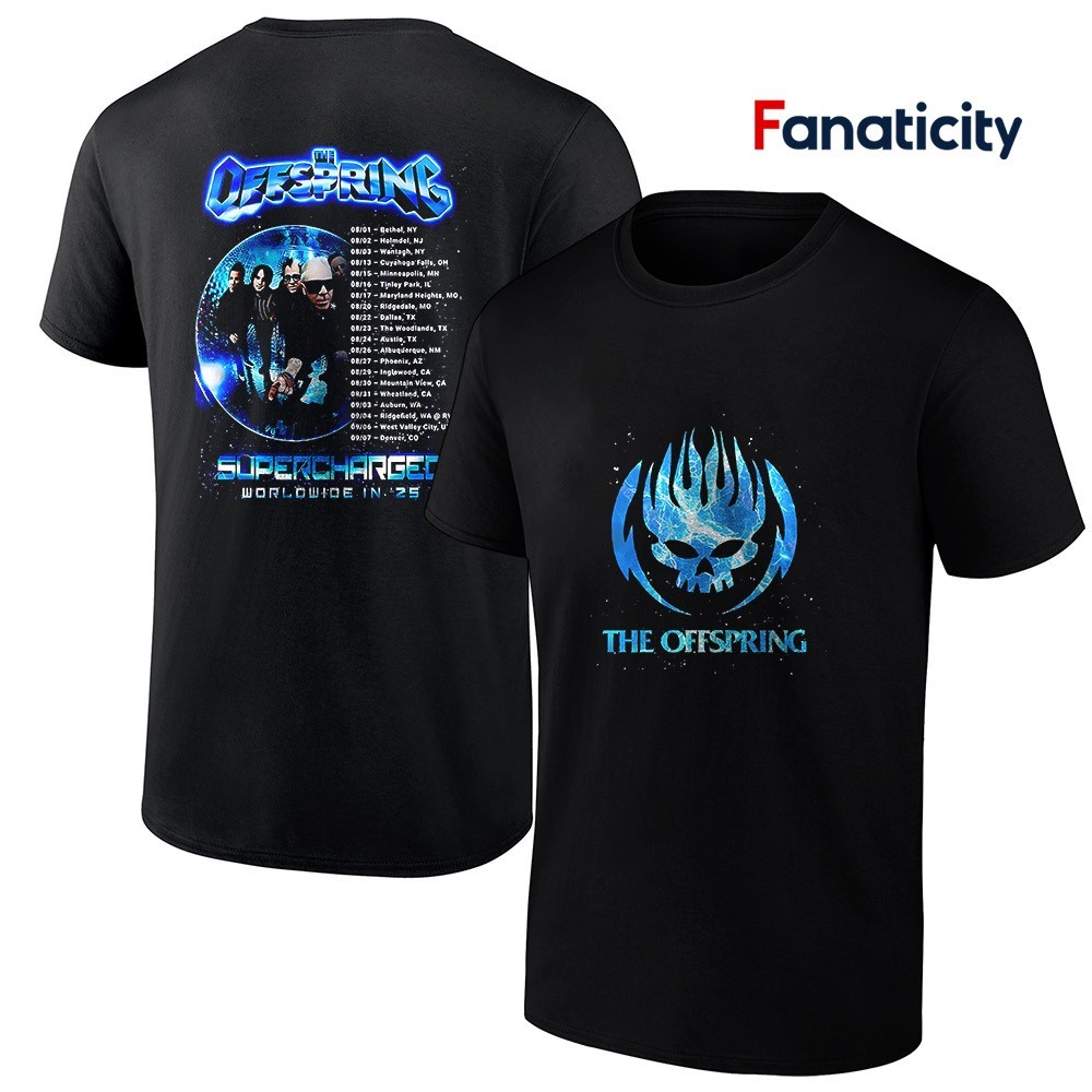 ☆THE OFFSPRING 2025 ワールドツアー Tシャツ (D) XL☆ The Offspring Worldwide In 25 North American Merch Spark