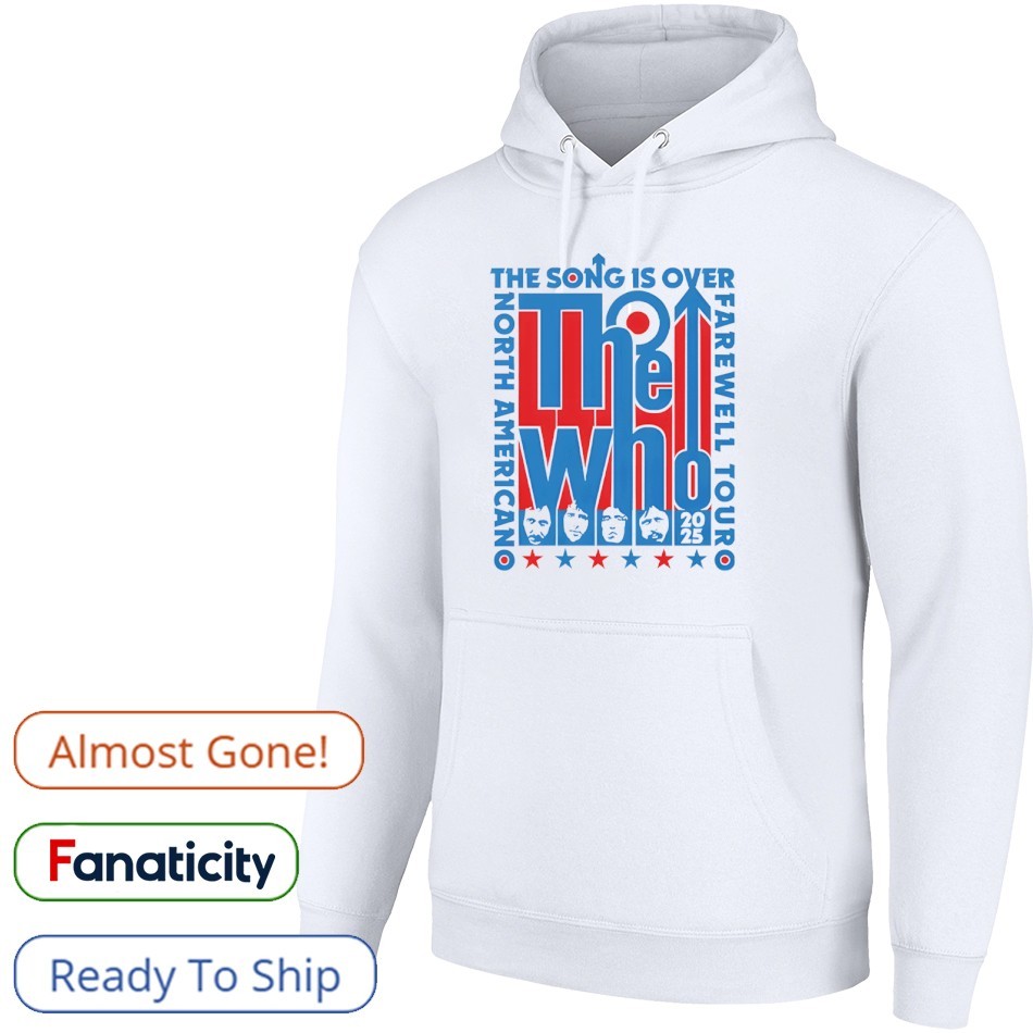 The Who North American Farewell Tour 2025 Shirt, hoodie