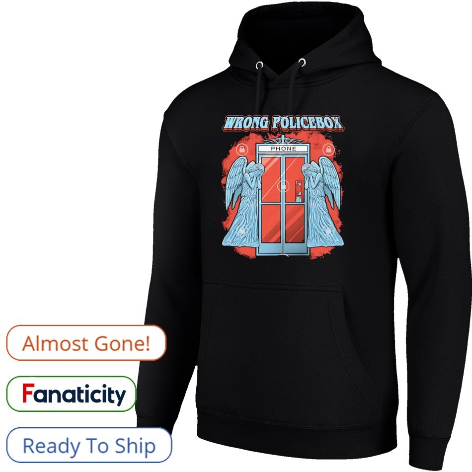 Wrong Policebox the weeping angels at a phone booth shirt