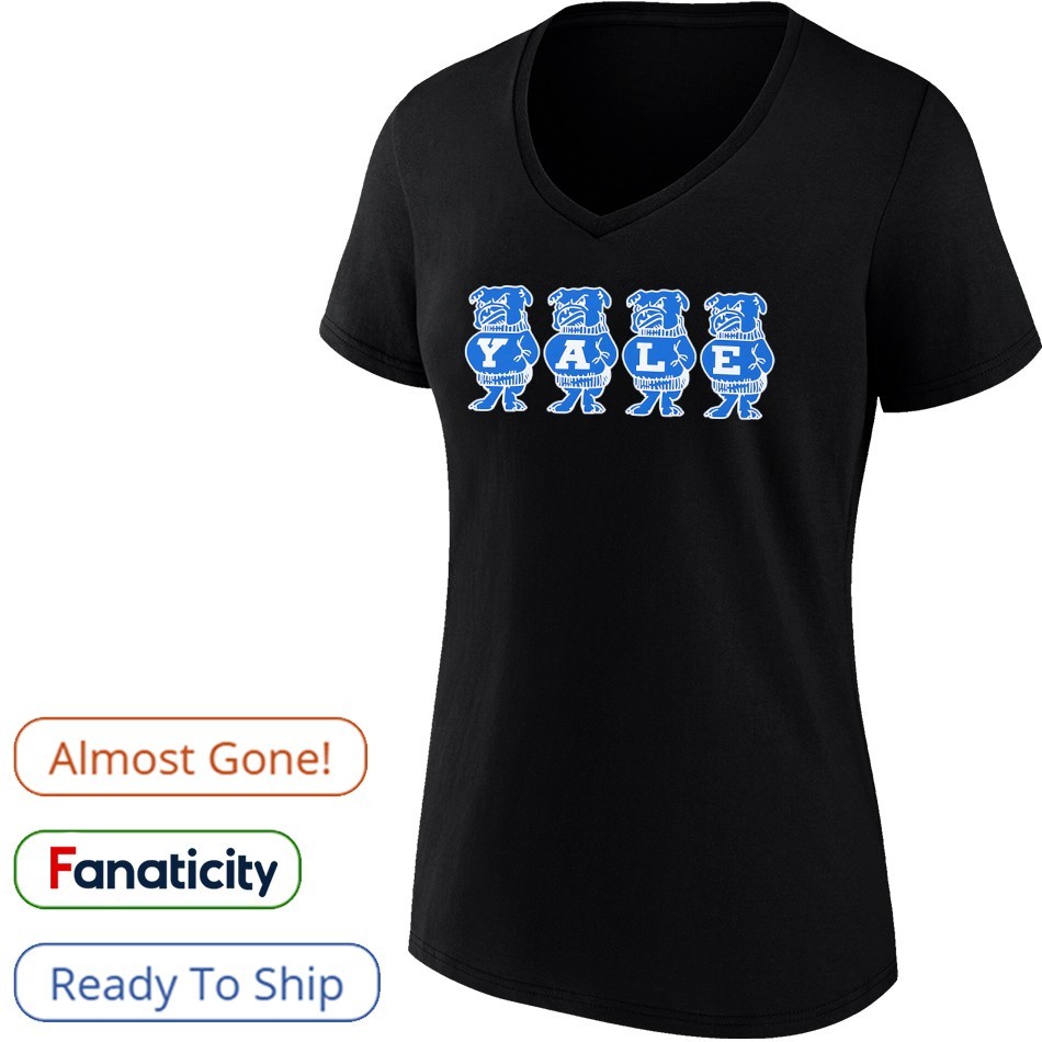 ☆YALE☆ Soft Bulldog Short Sleeve T-ShirtWhite YFM1SS301BWH Yale Bulldogs White Blue Short Sleeve T Shirt Girls Size:XL
